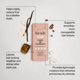 Kitsch Castor Oil Conditioner 12.3 oz back view
