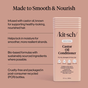 Kitsch Castor Oil Conditioner 12.3 oz side view