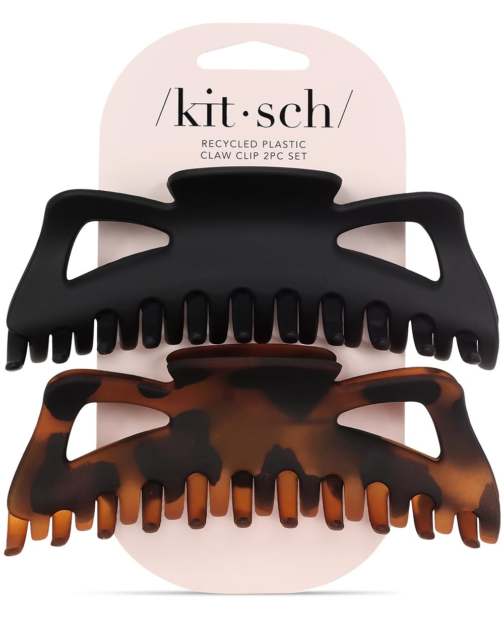 Kitsch Claw Clips lifestyle scene on a vanity