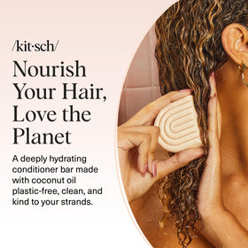 Kitsch Coconut Oil Conditioner Bar lifestyle scene