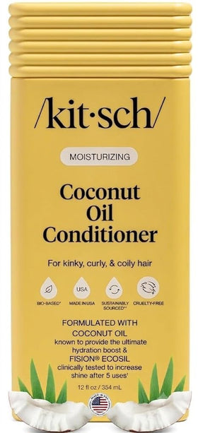 Kitsch Coconut Oil Hair Conditioner 12 oz front view
