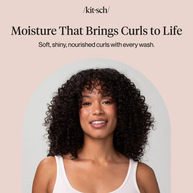 Kitsch Coconut Oil Shampoo and Conditioner Set lifestyle scene