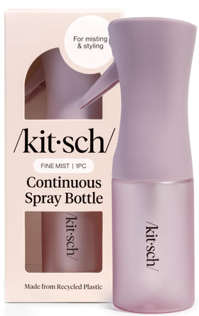 Kitsch Continuous Spray Bottle for Hair in Sheer Violet, front view