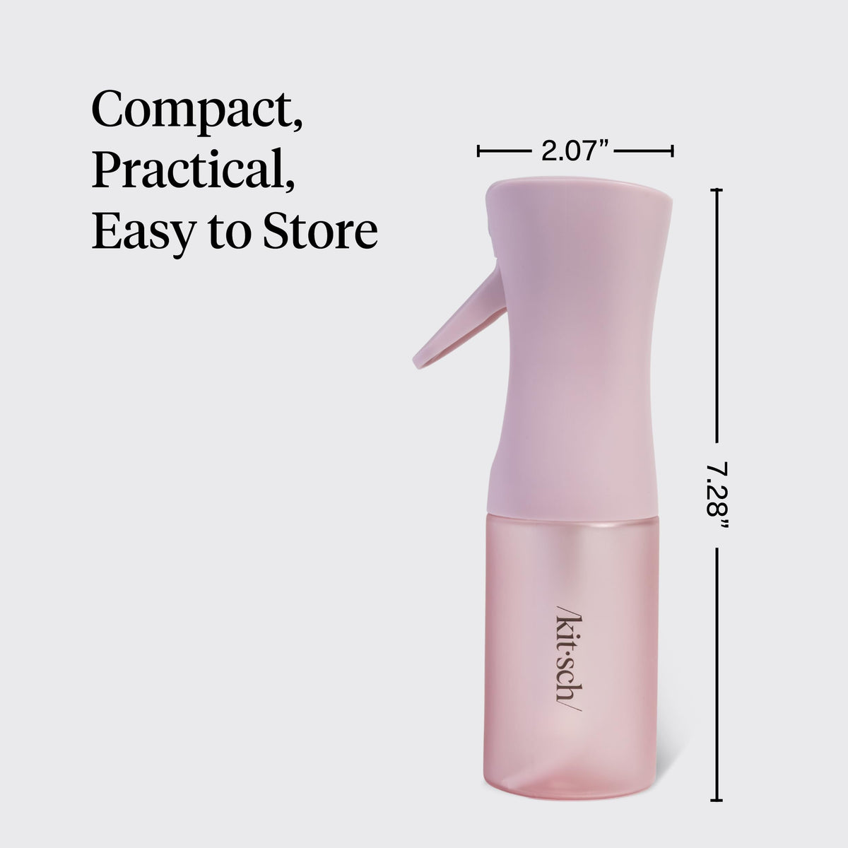 Kitsch Continuous Spray Bottle for Hair, lifestyle image in use