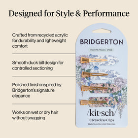 Kitsch Creaseless Hair Clips being used during makeup application