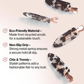 Kitsch Creaseless Hair Clips in use during makeup application