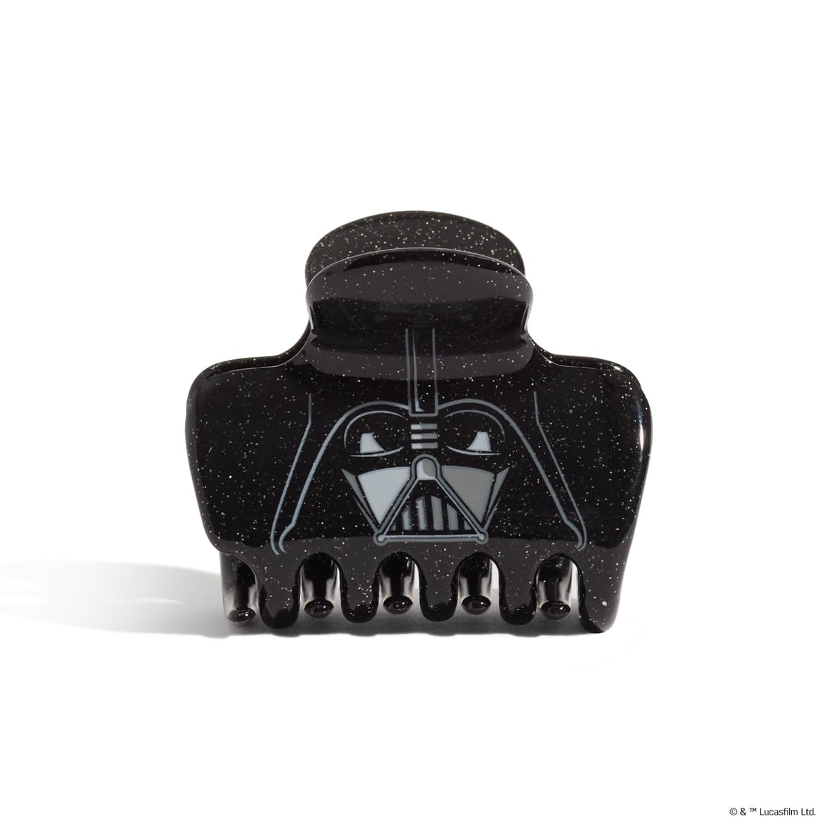 Kitsch Darth Vader Medium Hair Clip side view showcasing design