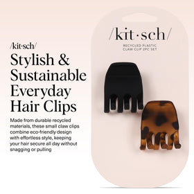 Kitsch Eco-Friendly Medium Claw Clips on a table