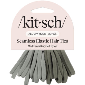 Kitsch Elastic Hair Ties Eucalyptus front view