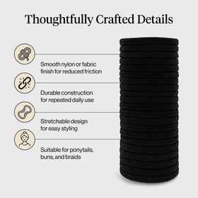 Kitsch Elastic Hair Ties in a gym bag