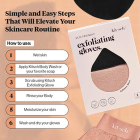 Kitsch Exfoliating Glove packaging front
