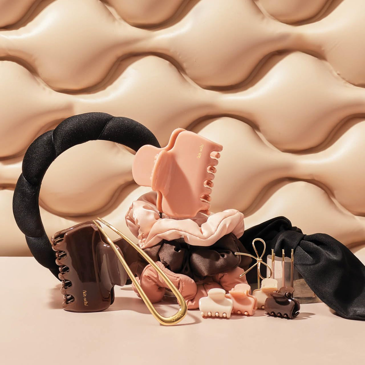 Kitsch French Hair Pins alongside other hair accessories