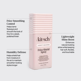Kitsch Frizz Shield Hair Spray 6.3 oz back view