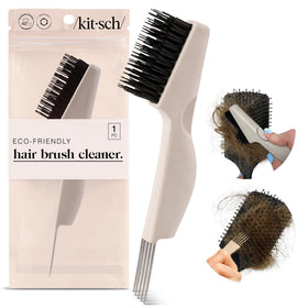 Kitsch Hair Brush Cleaner Tool front view with dual-sided design