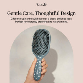 Kitsch hair brush on a vanity table