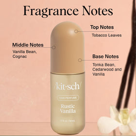Kitsch Hair Perfume 50 mL lifestyle shot with a woman enjoying the scent