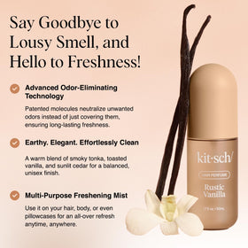 Kitsch Hair Perfume 50 mL side view showing packaging details