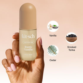 Kitsch Hair Perfume 50 mL with natural ingredients background