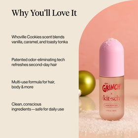 Kitsch Hair Perfume 50mL on a vanity table