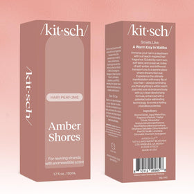 Kitsch Hair Perfume Amber Shores on vanity table