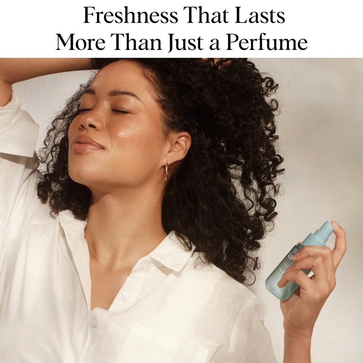 Kitsch Hair Perfume Beachy Gelato 50mL on a vanity