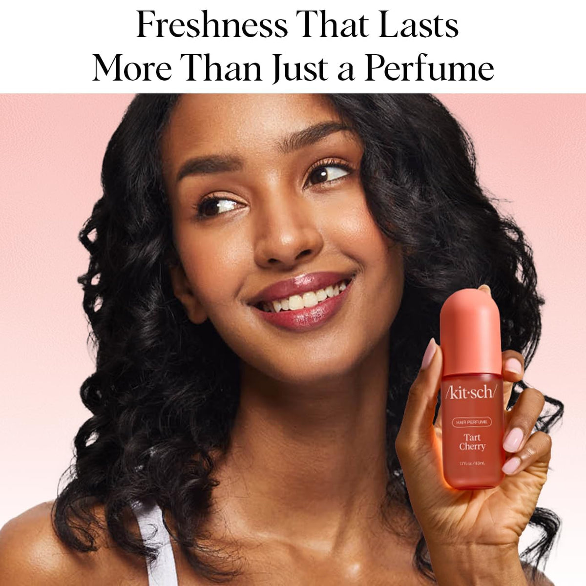 Kitsch Hair Perfume Tart Cherry mist spray close-up