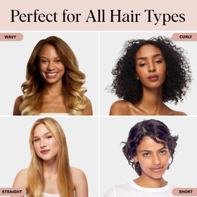 Kitsch Hair Taming Wand displayed with natural ingredients