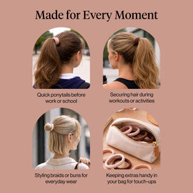 Kitsch hair ties in a storage drawer