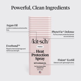 Kitsch Heat Protection Spray with argan oil ingredients