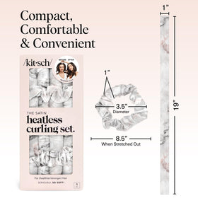 Kitsch heatless curlers with matching scrunchies