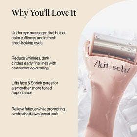 Kitsch Ice Roller for Face being stored in freezer