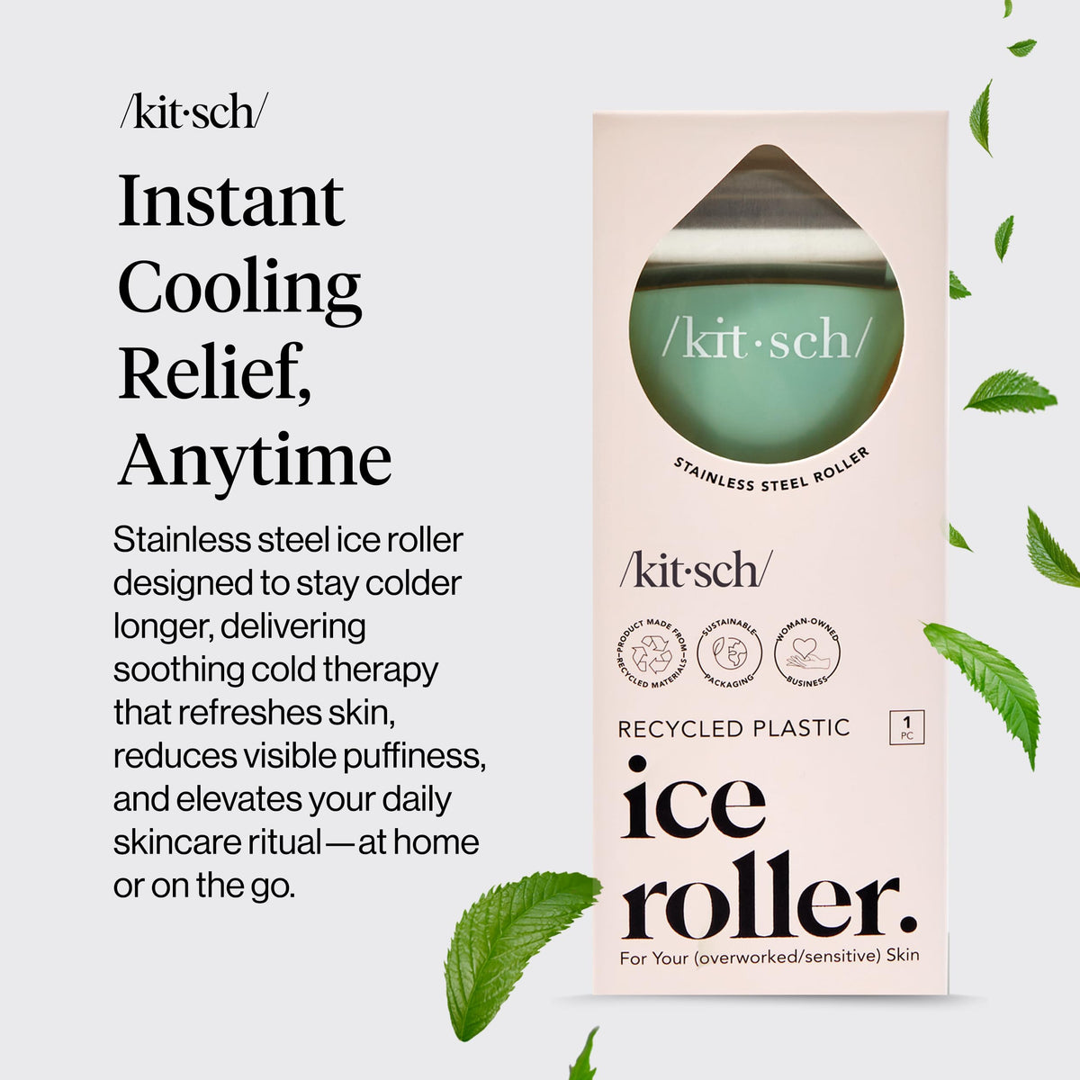 Kitsch Ice Roller for Face side view