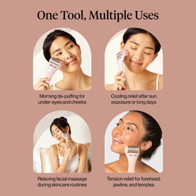 Kitsch Ice Roller for Face with a relaxing spa setting