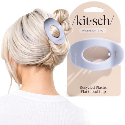 Kitsch Medium Flat Claw Clip Hydrangea Breeze front view