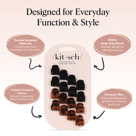 Kitsch Mini Hair Clips in a makeup bag