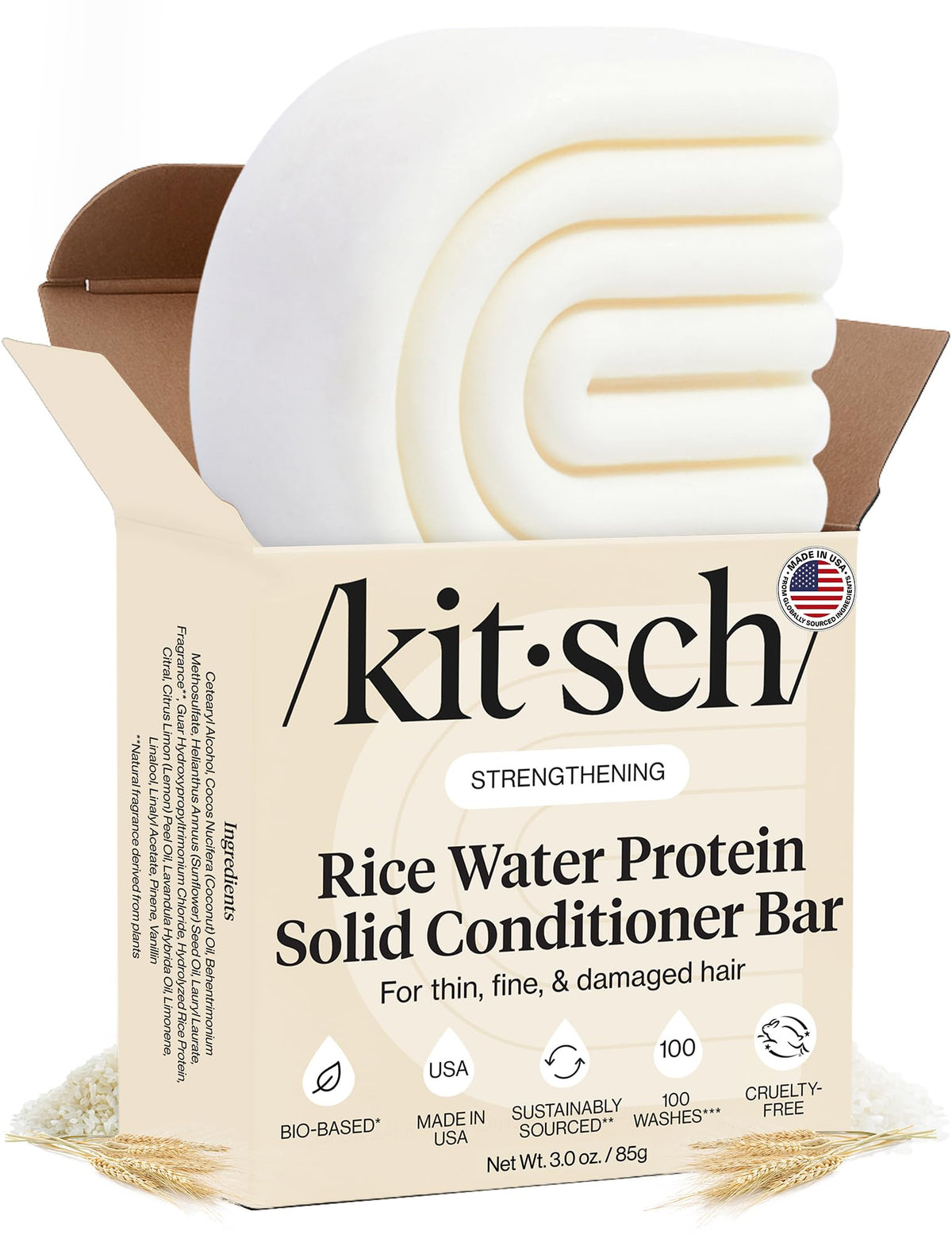 Kitsch Rice Water Conditioner Bar front view