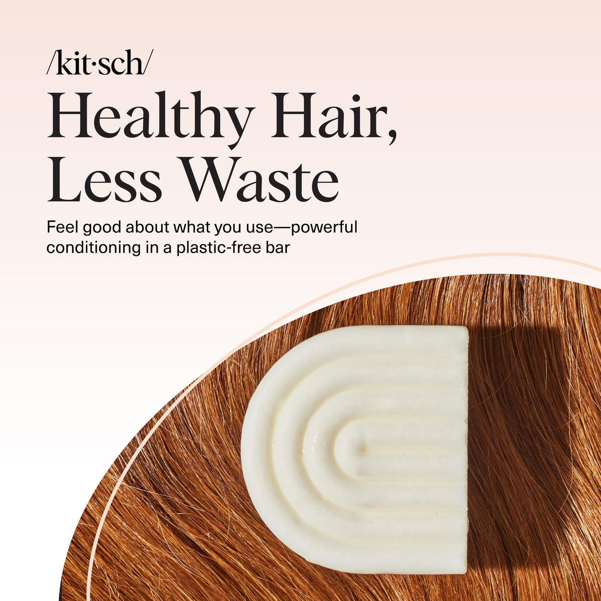 Kitsch Rice Water Conditioner Bar travel-friendly size