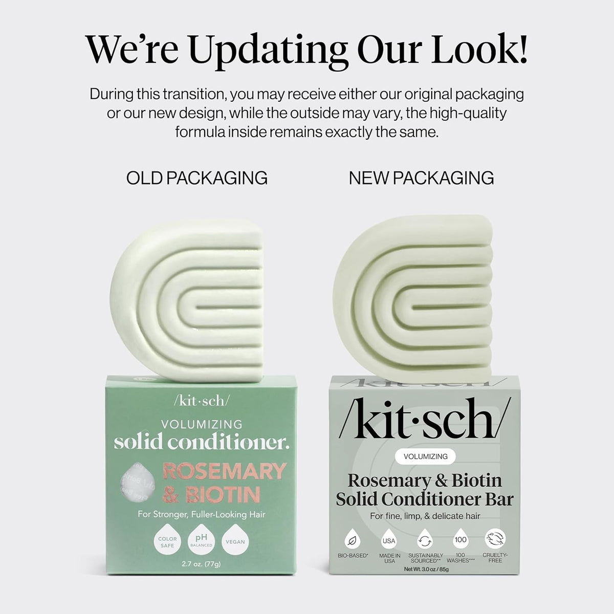 Kitsch Rosemary & Biotin Conditioner Bar close-up