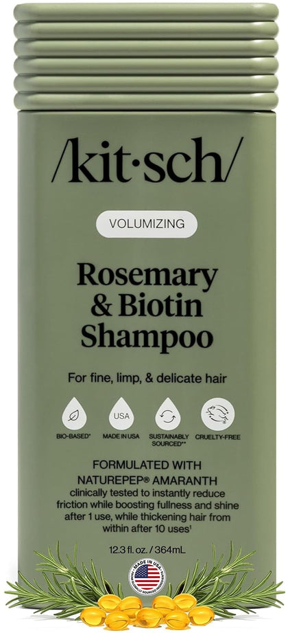 Kitsch Rosemary & Biotin Shampoo 12.3 oz front view