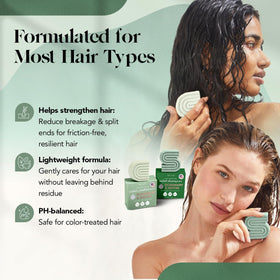 Kitsch Rosemary & Biotin Shampoo and Conditioner Set displayed with eco-friendly products