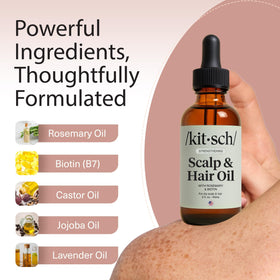 Kitsch Rosemary Oil packaging details