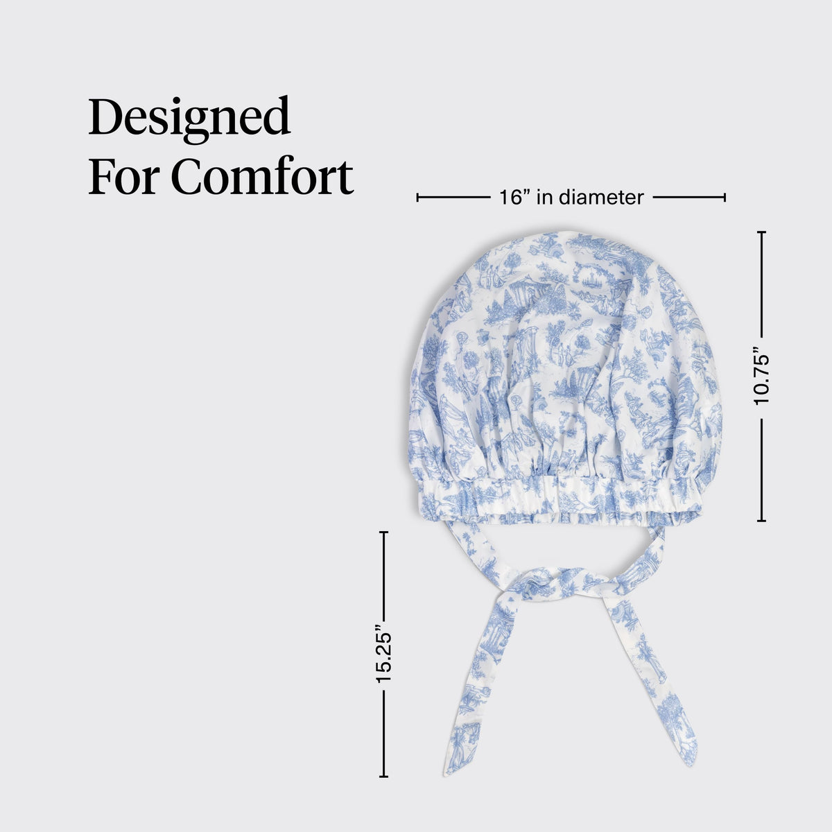 Kitsch Satin Bonnet in Garden Toile packaging
