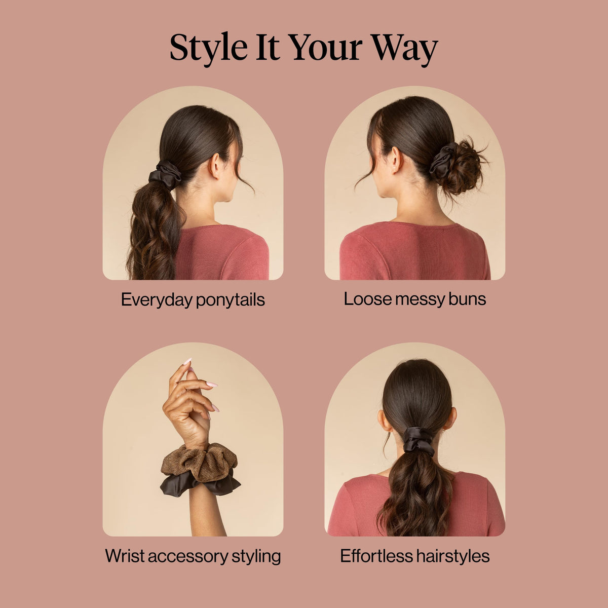 Kitsch Satin Scrunchies packaging