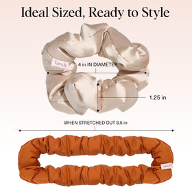 Kitsch Sedona Scrunchies in a gym bag for on-the-go styling