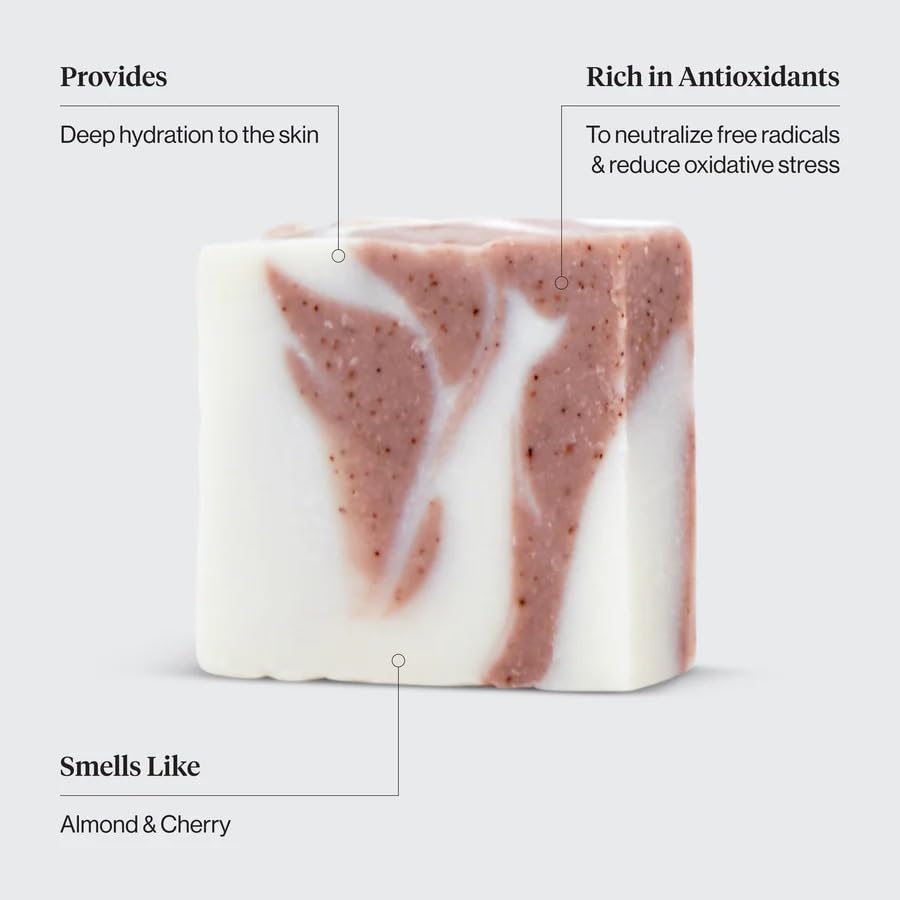 Kitsch Shea Butter Exfoliating Body Wash Bar Soap with body butter