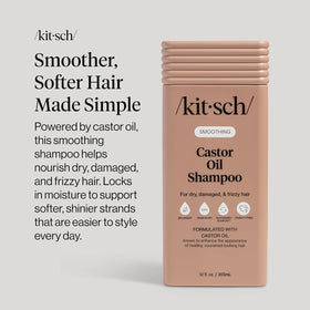 Kitsch Smoothing Castor Oil Shampoo packaging details