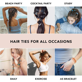 Kitsch Spiral Hair Ties brunette packaging