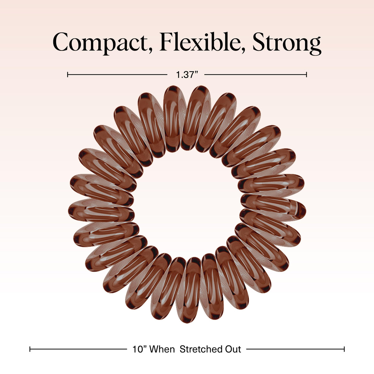 Kitsch Spiral Hair Ties displayed in a stylish setting