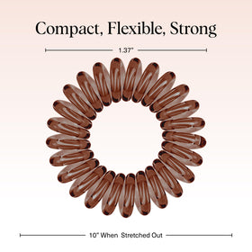 Kitsch Spiral Hair Ties displayed in a stylish setting