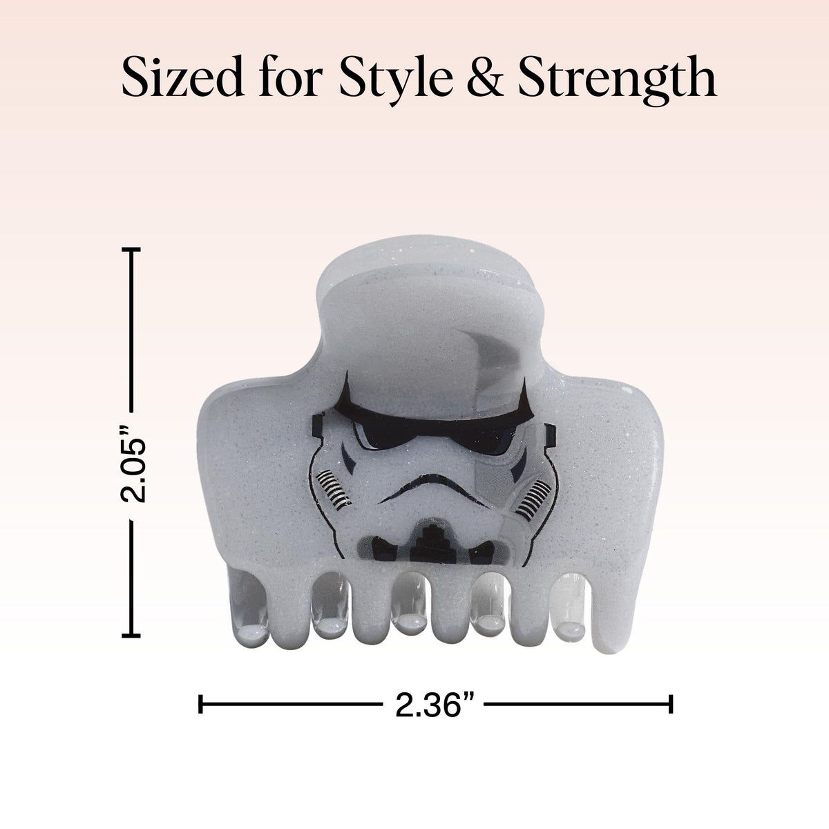 Kitsch Stormtrooper Medium Hair Clip packaging front
